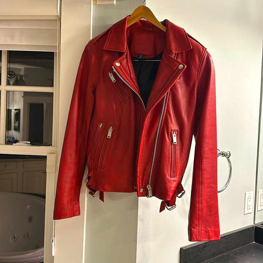 Genuine leather - very soft jacket. New without tags. Mint condition.
